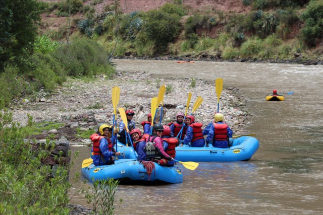 Rafting en el rio Urubamba